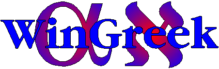 WinGreek: Greek and Hebrew fonts for Microsoft Windows logo